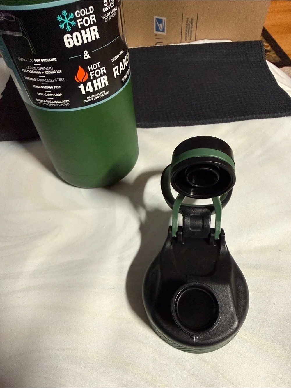 TAL Ranger Pro 40 oz Insulated Water Bottle — Green